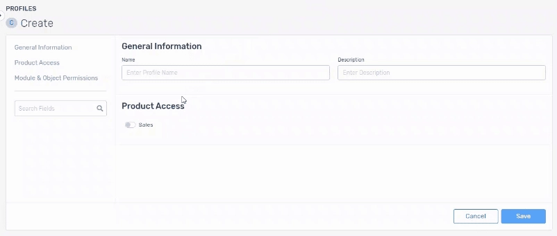 Profile Permissions