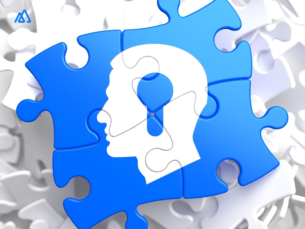 head in a puzzle