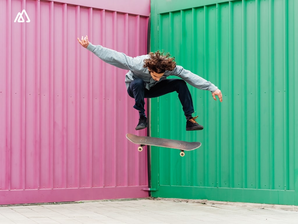 boy on a skateboard