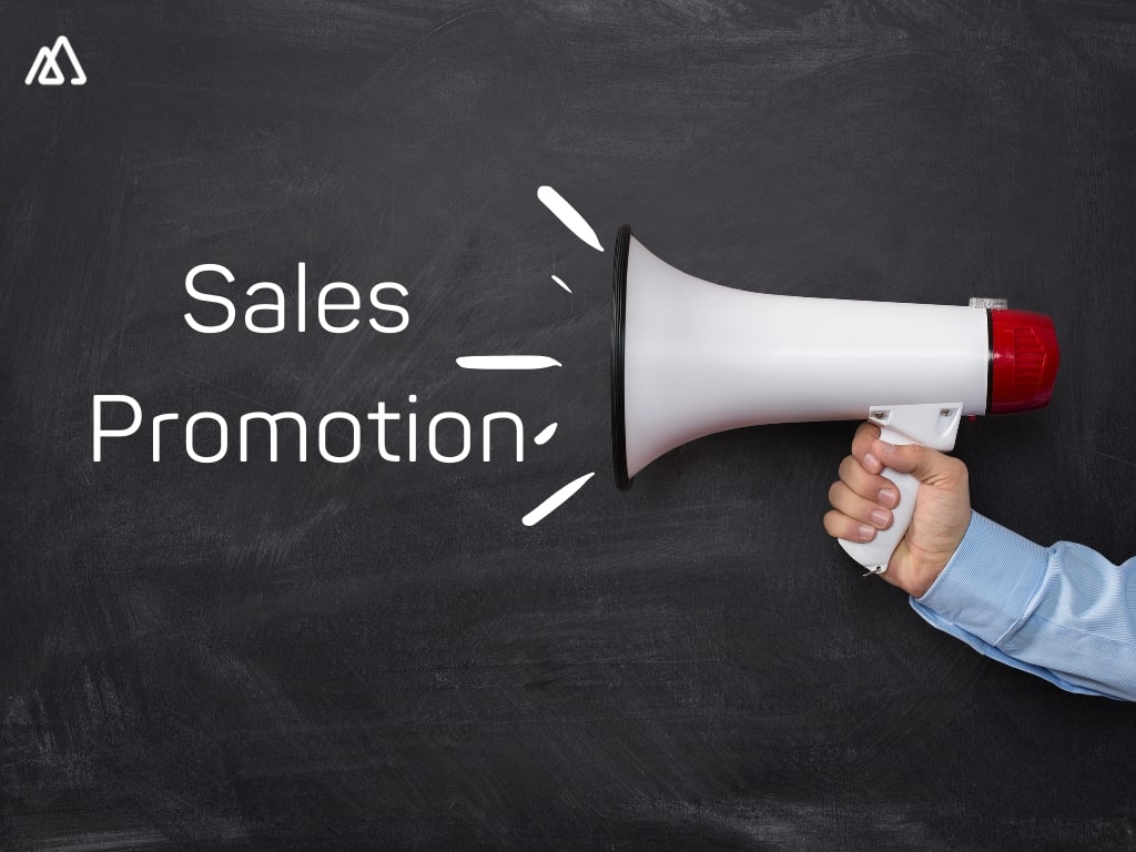 A loudspeaker shouting Sales Promotion