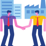 two men closing a deal