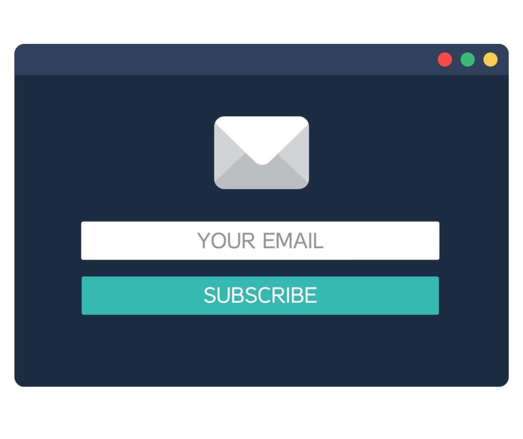 Web Form for newlsletter subscription