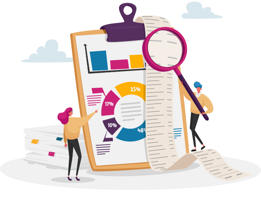 image displaying analysis and data 