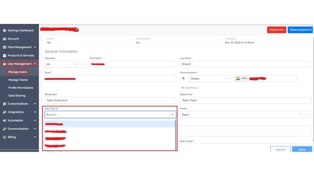 Hierarchy Management