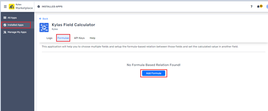 How to set up a Calculation Formulae: 