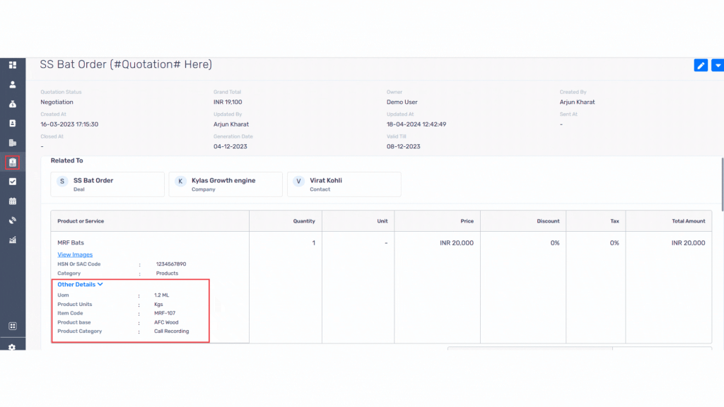 Enhanced Quotations Data