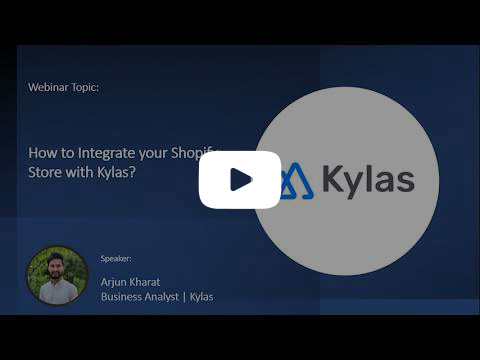 how to integrate shopify with Kylas CRM