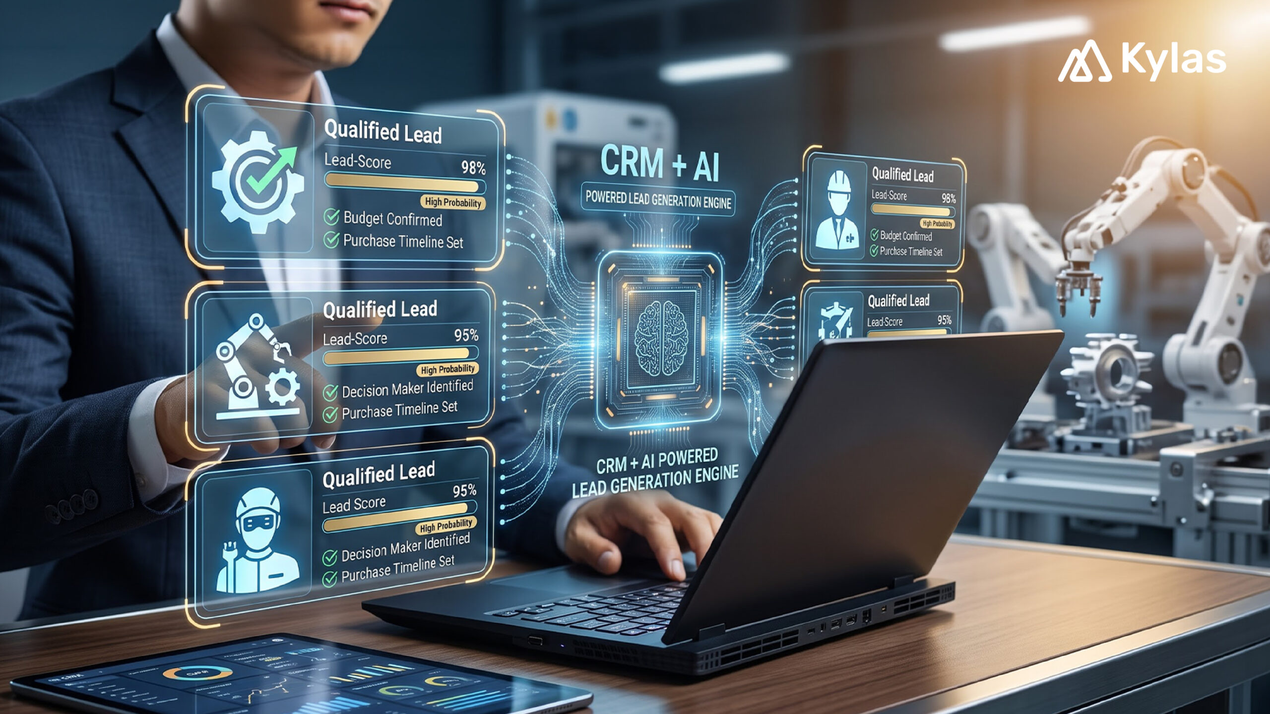 How Manufacturers Can Generate More Qualified Leads Using CRM & AI